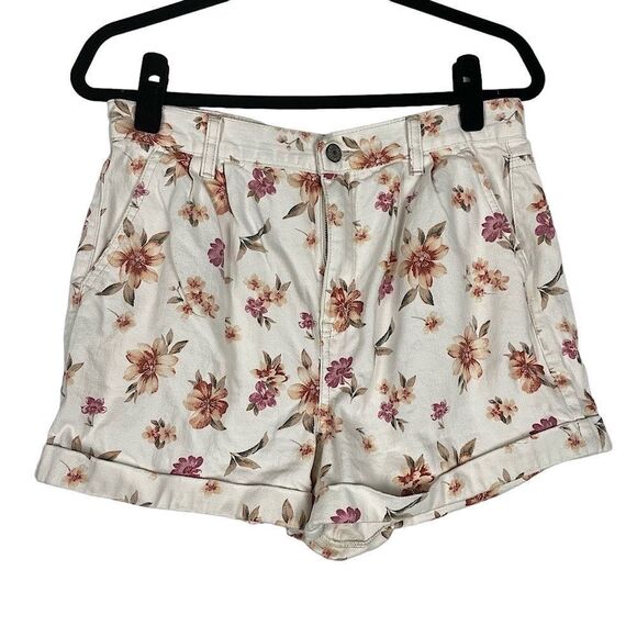 American Eagle Outfitter’s Floral High Rise Mom Short - Women’s 10 - Picture 1 of 7